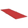 vidaXL Sun Lounger Cushion Red Oxford fabric 73.2 x 22.8 x 1.6 inches - 4 of 4