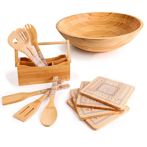 BergHOFF Bamboo 12Pc Kitchen Accessory Set