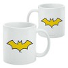 Batman Batgirl Logo Ceramic Coffee Mug, Novelty Gift Mugs for Coffee, Tea and Hot Drinks, 11oz, White - 2 of 4