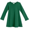 City Threads Long Sleeve Soft 100% Cotton Baby Rib Long Sleeve Dress - USA-Made for Girls/Baby/Toddler - 3 of 4