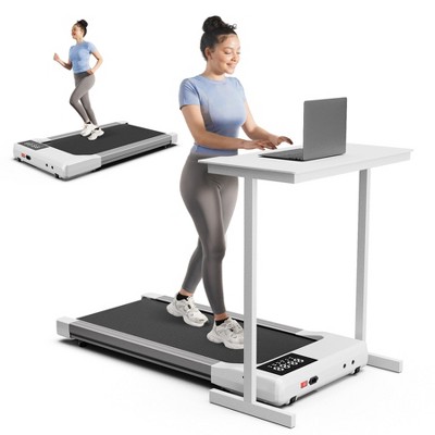 SupeRun 15.55*35.43 Inches Run Belt Walking Pad Treadmill with Display For Home Office Portable Treadmill