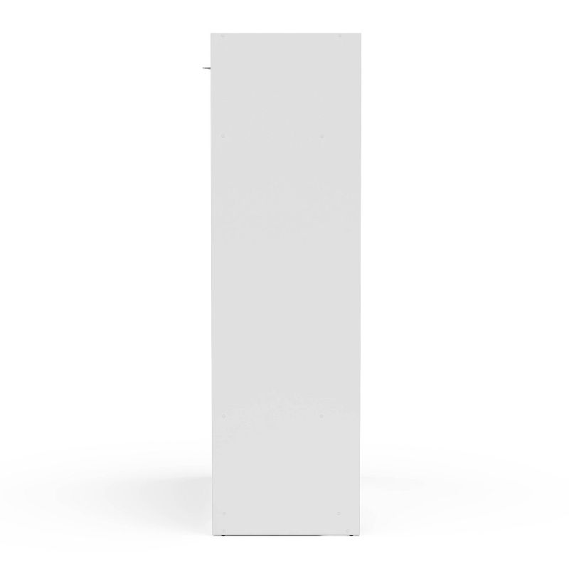 Denmark 2 Sliding Doors Clothing Armoire White - Polifurniture, 4 of 10