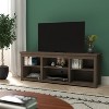 Emma and Oliver Cube Style TV Stand for up to 80" TV's - 65" Media Console with 6 Open Storage Shelves - image 2 of 4