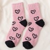 Anna-Kaci Women's 6pk Fuzzy Heart Socks - Plush Mid-Calf Socks for Cozy Lounging & Casual Wear - 3 of 3
