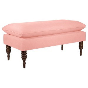 Dolce Upholstered Pillowtop Bench - Petal Linen - Skyline Furniture