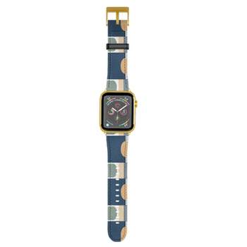 Sheila Wenzel-Ganny Cool Color Palette Pattern 38mm/40mm Gold Apple Watch Band - Society6