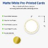 Avery® Cards, 2" Diameter, Gold Border w/ Gold Dots, 120ct - 2 of 4