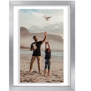 Americanflat Floating Aluminum & Plexiglass Picture Frame - 1 of 4