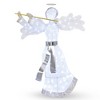 Costway Pre-Lit Angel Christmas Decoration, Artificial Christmas Decor w/ 100 LED Lights - 2 of 4