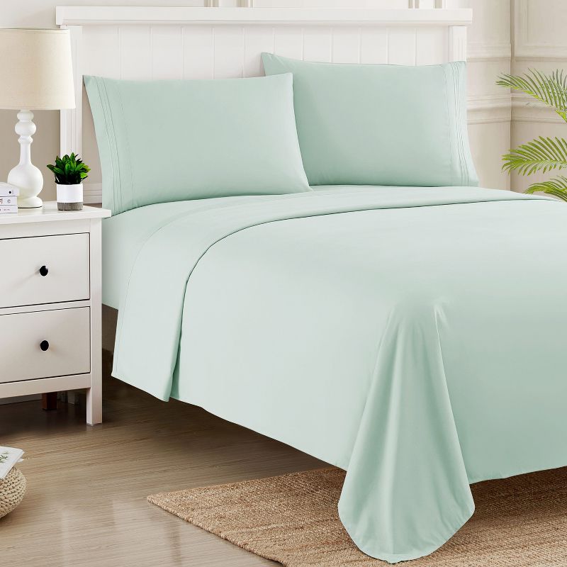 4 Piece Sheet Set, Ultra Soft 1800 Series, Double Brushed Microfiber by Sweet Home Collection™, 4 of 6
