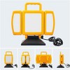 BRIGHTLIVING LED Tripod Work Light, Portable Waterproof Construction Lamp with Foldable Base - Dimmable & USB Rechargeable, 7500 Lumens - 3 of 4
