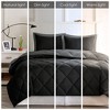 Gulches 3M Scotchgard Diamond Quilting Reversible Down Alternative Comforter Set - 4 of 4