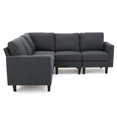 5pc Zahra Sectional Couch - Christopher Knight Home