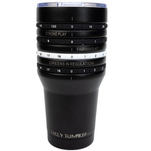 Tally Tumbler Golf Track Golf Score and Golf Stats on Stainless Steel Portable Drinkware 30oz Tumbler - 1 of 4