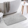 Unique Bargains Soft Plush Non-Slip Extra Quick Dry Anti Skid Shaggy Bath Mats - 2 of 4