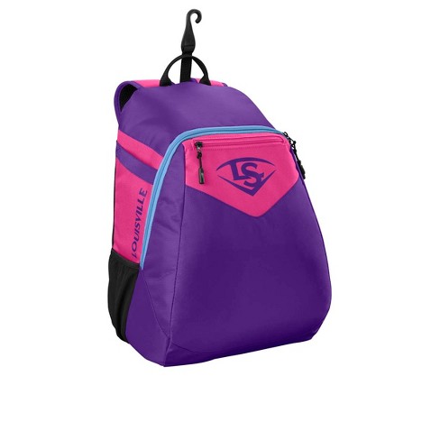 Purple Louisville Slugger Backpack Softball Baseball Bag