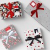 70ct Christmas Candy Cane Wishes Peel and Stick Gift Tags Red/Black/White/Silver - Wondershop™ - 2 of 3