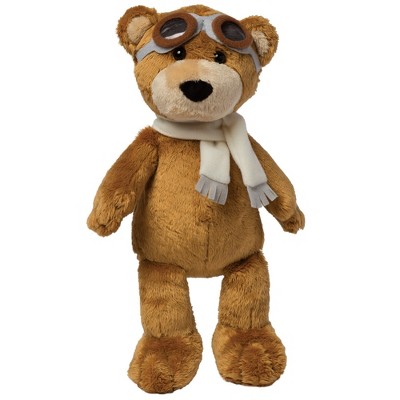 BROWN TEDDY BEAR Playmobil animal BOY W/ BROWN HAIR & EYEGLASSES