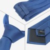 INSPIRE CHIC Men's Solid Color Classic Textured Neck Ties for Formal - 3 of 4