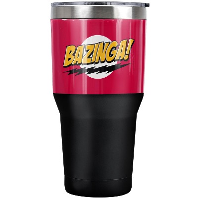 Big Bang Theory Bazinga Steel Tumbler 30oz Coffee Travel Mug