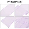 Unique Bargains Organza Chair Sashes Self-Tie 108.27"x6.69" Light Purple 20 Pcs - 3 of 4