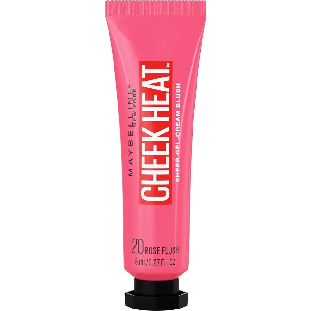 Photos - Other Cosmetics Maybelline MaybellineCheek Heat Blush Rose Flush - 0.27 fl oz: Gel-Cream, Water-Based 