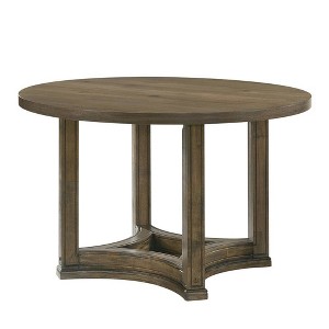 Acme Furniture Parfield Dining Table Weathered Oak Finish - 1 of 4