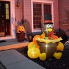 HOMCOM 5ft Inflatable Thanksgiving Turkey Pulls Banner with Pumpkin, Thanksgiving Decoration with LED Lights for Garden Indoor Outdoor - 2 of 4
