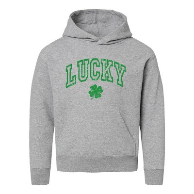 The Juniper Shop Lucky Clover Distressed Youth Graphic Hoodie