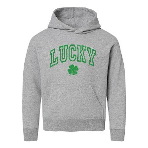 The Juniper Shop Lucky Clover Distressed Youth Graphic Hoodie - 1 of 3