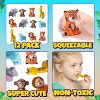 TEMI 12-Piece Mini Zoo Animals Bath Toys, Vinyl Rubber Safari Figures for Bathtub Play and Party Decor - 3 of 4