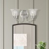 Livex Lighting Moreland 2 - Light Vanity in  Brushed Nickel - 4 of 4