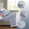 600 Thread Count Cotton Blend Deep Pocket Ultra Soft Fuzzy Sheet Set, Prime Bedding Sets for Bedroom, Cozy Winter Bedding for Luxury Decor Style, Machine Washable Fitted Sheet for Queen / King Size, Xmas Bedding - 2 of 4