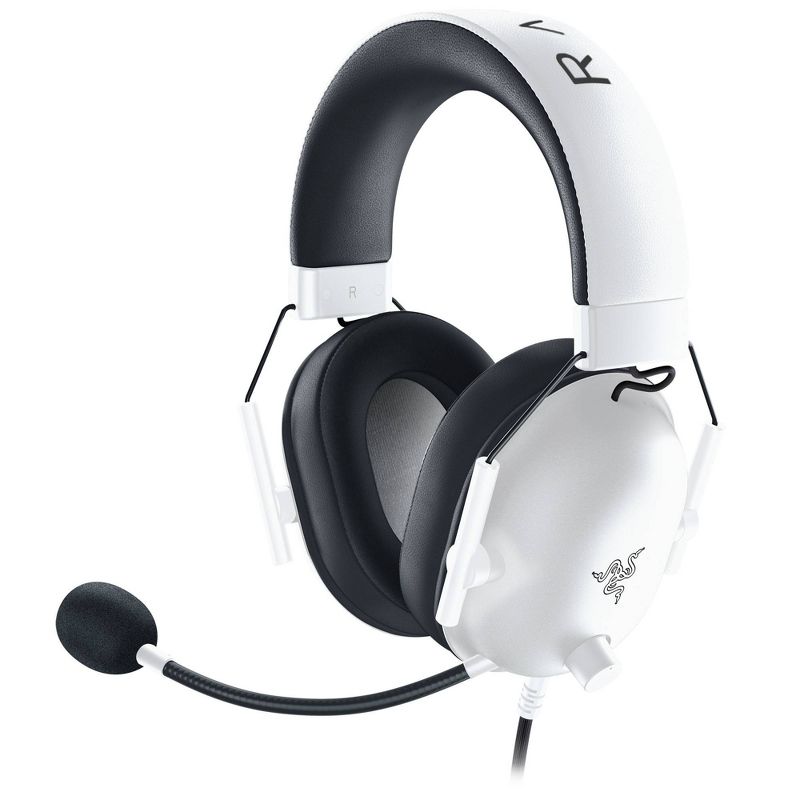 Razer Blackshark V2 X Wired Gaming Headset for PlayStation 4/Nintendo Switch/PC - White, 1 of 11