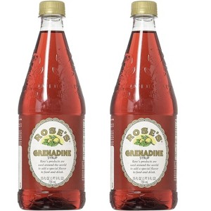 Rose’s Grenadine Syrup 25OZ Bottle, | Perfect for Cocktails, Beverages, and Mixers - 1 of 3
