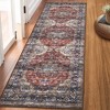 Vintage Boho Washable Area Rugs Soft Medallion Distressed Rug Carpet - 3 of 4