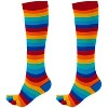 Striped Pattern Knee High Socks (Toe Socks) from the Sock Panda (Women's Sizes, Adult Medium) - 2 of 4