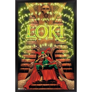 Trends International Marvel Comics - Loki - Thor #74 Framed Wall Poster Prints - 1 of 4