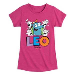 Girls' - Lets Go Luna - Leo Fitted Short Sleeve Graphic T-Shirt - 1 of 3