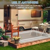 Washable Camping Rug for Patio Easy-Clean Stain-Resistant Plastic Carpet - 2 of 4