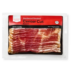 Hardwood Smoked Center Cut Bacon - 12oz - Market Pantry™ - 1 of 3