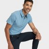 Men's Stretch Woven Polo Shirt - All In Motion™ - 3 of 3