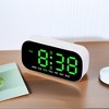 REGALWOVEN HMETOL Digital Corded Electric Plastic Adjustable Brightness Alarm Clock 5.1"L x 1.4"W x 2.4"H 1 Pc - 2 of 4