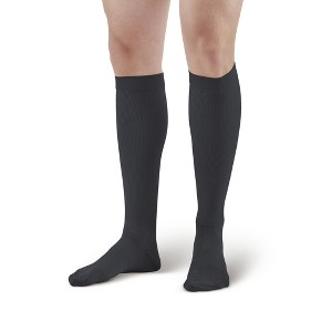 Ames Walker AW Style 126 Men's Microfiber Dress 30-40 mmHg Compression Knee High Socks - 1 of 4