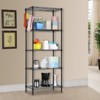 DOMETOUR Adjustable 5-Tier Metal Storage Rack ¨C Durable, Space-Saving Organizer for Kitchen, Garage, Office, or Home Use - 4 of 4