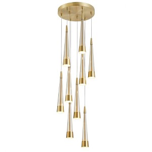 Artcraft Lighting Sunnyvale 9 - Light Pendant in  Brass - 1 of 3