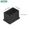 Unique Bargains Rectangle PVC Durable Anti-Slip Furniture Leg Caps - 3 of 4