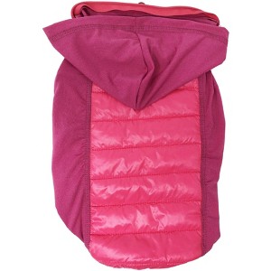 Pet Life (R) Apex Lightweight Hybrid Stretch and Quick-Dry Dog Coat with Pop out Hood - 1 of 3