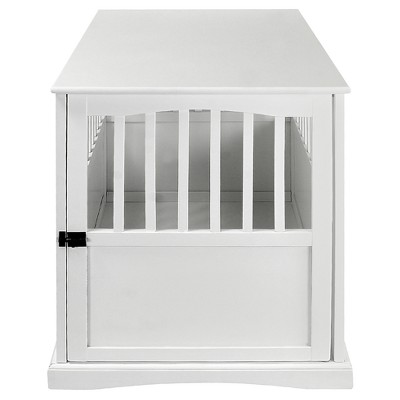 white puppy crate