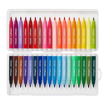 KINGART Brush Tip Markers 36 Colors